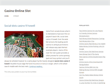 Tablet Screenshot of casinonlineslot.com